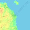 Mappa topografica Donaghadee, altitudine, rilievo