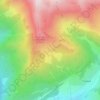 Mappa topografica Le Chenalet, altitudine, rilievo
