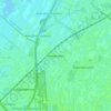 Mappa topografica Holkerveen, altitudine, rilievo