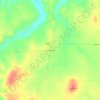 Mappa topografica Pennsboro, altitudine, rilievo