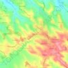 Mappa topografica La Mestrié, altitudine, rilievo