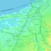 Mappa topografica Niog 1, altitudine, rilievo
