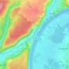 Mappa topografica Hameau de Saint-Paul, altitudine, rilievo