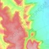 Mappa topografica Les Grandes Vallées, altitudine, rilievo