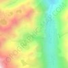 Mappa topografica Orri de Roumazet, altitudine, rilievo