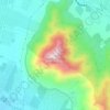 Mappa topografica Cerro Grande, altitudine, rilievo