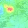 Mappa topografica Delancy Village, altitudine, rilievo