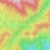 Mappa topografica Pontepetri, altitudine, rilievo