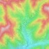 Mappa topografica Tavernelle, altitudine, rilievo