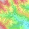 Mappa topografica Chhatri, altitudine, rilievo