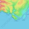 Mappa topografica Dalle du Chat, altitudine, rilievo