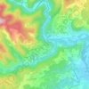 Mappa topografica Le Daber, altitudine, rilievo