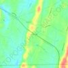 Mappa topografica Howardville, altitudine, rilievo