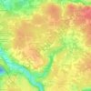 Mappa topografica Les Beillards, altitudine, rilievo