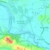 Mappa topografica Overy, altitudine, rilievo