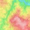 Mappa topografica Maisons, altitudine, rilievo