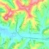 Mappa topografica Rosceto, altitudine, rilievo