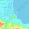 Mappa topografica Dap-Dap, altitudine, rilievo