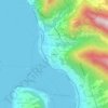 Mappa topografica Pregasso, altitudine, rilievo