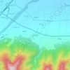 Mappa topografica 栗峪口村, altitudine, rilievo