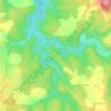 Mappa topografica Les Fournets, altitudine, rilievo