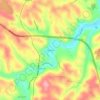 Mappa topografica Hazel Kirk, altitudine, rilievo