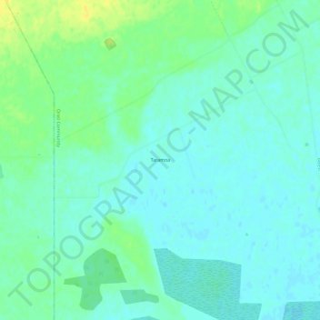 Mappa topografica Taramoa, altitudine, rilievo