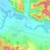 Mappa topografica Dreuilh, altitudine, rilievo