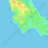Mappa topografica Le Manémeur, altitudine, rilievo