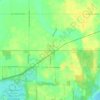 Mappa topografica Ray, altitudine, rilievo