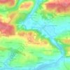 Mappa topografica Roussimel, altitudine, rilievo