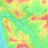 Mappa topografica Grandry, altitudine, rilievo