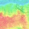 Mappa topografica Fernleigh, altitudine, rilievo