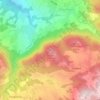 Mappa topografica Monte Grande d'Aiano, altitudine, rilievo
