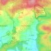 Mappa topografica Demmingen, altitudine, rilievo