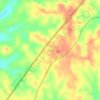 Mappa topografica Owassa, altitudine, rilievo
