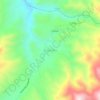 Mappa topografica Potrerillos, altitudine, rilievo