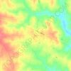 Mappa topografica Dora, altitudine, rilievo