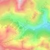 Mappa topografica Bousieyas, altitudine, rilievo