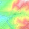 Mappa topografica Los Pinos, altitudine, rilievo