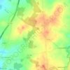 Mappa topografica Fosse Billier, altitudine, rilievo
