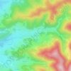 Mappa topografica L'Anclos, altitudine, rilievo