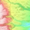 Mappa topografica Gualo, altitudine, rilievo