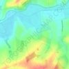 Mappa topografica Le Buhey, altitudine, rilievo