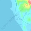 Mappa topografica Badian, altitudine, rilievo