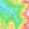 Mappa topografica La Charmette, altitudine, rilievo