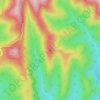 Mappa topografica Mount Jerusalem, altitudine, rilievo