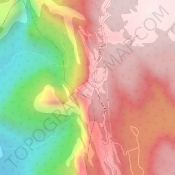 Mappa topografica Tiger Point, altitudine, rilievo