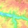 Mappa topografica Lorrez-le-Bocage, altitudine, rilievo