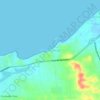 Mappa topografica Santo Domingo, altitudine, rilievo